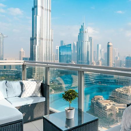Elite Royal Apartment - Full Burj Khalifa & Fountain View - Palace Dubaj Kültér fotó