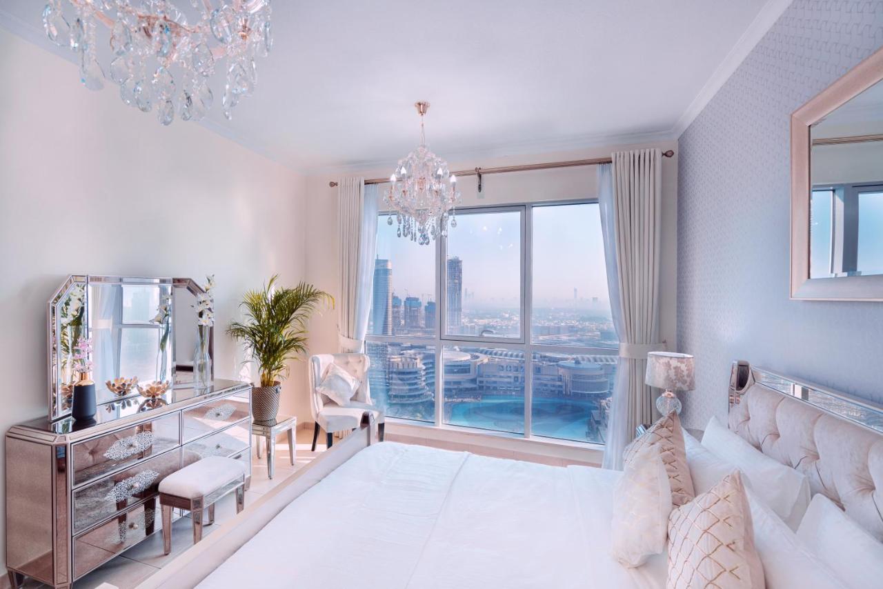 Elite Royal Apartment - Full Burj Khalifa & Fountain View - Palace Dubaj Kültér fotó